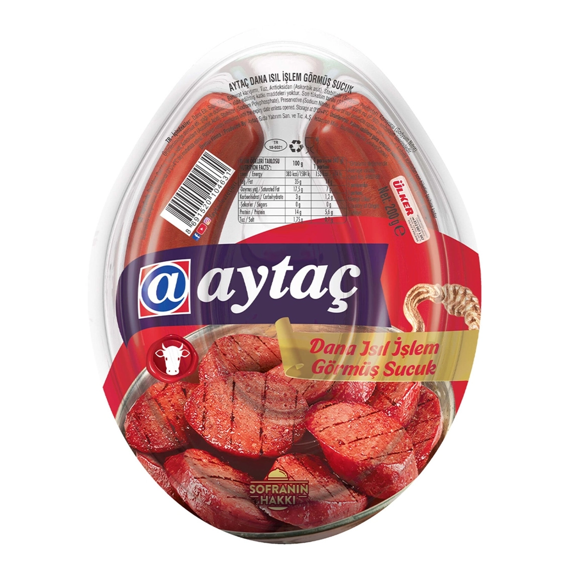 Aytac fermente dana sucuk 200 gr