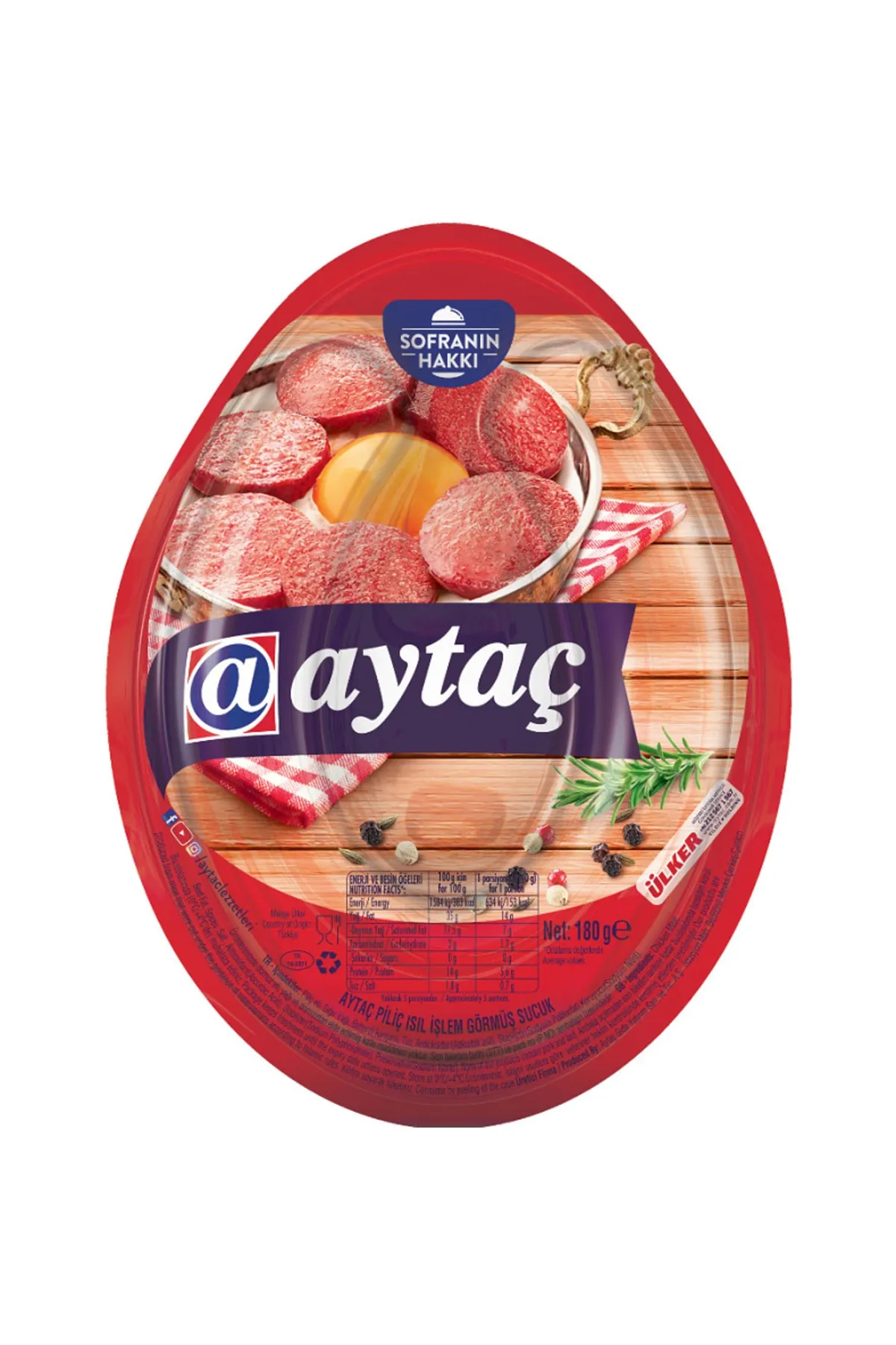 Aytac pılıc sucuk 180 gr