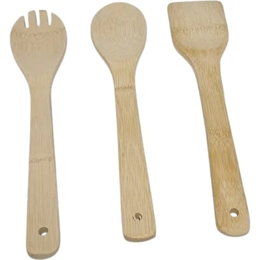  - Balsa 3 lü bambu kaşık