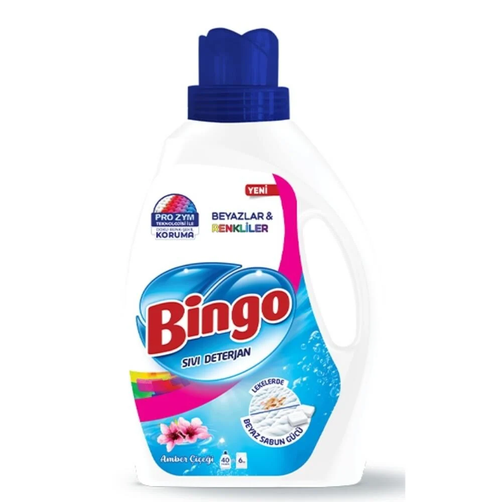 Bingo matik sıvı 2600 ml renkli-beyaz sab. - 1