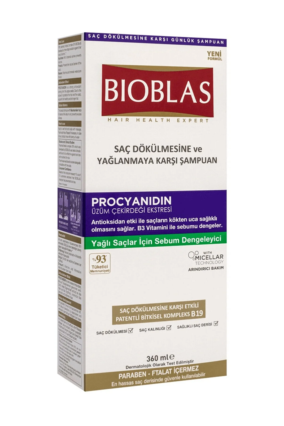 Bıoblas 360 ml samp.yaglanmaya karsı