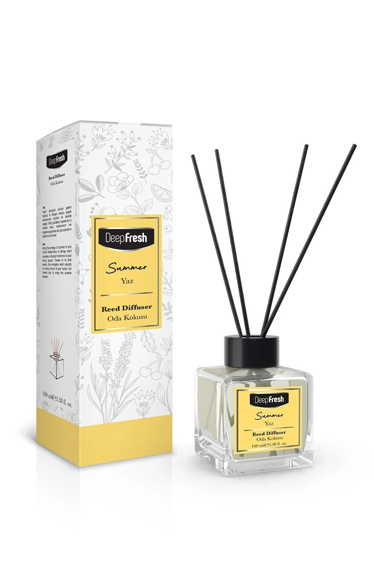 Deepfresh çubuk koku yaz kokusu 100 ml - 1