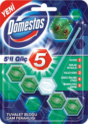 Domestos wc blok 5`lı guc çam 50 gr