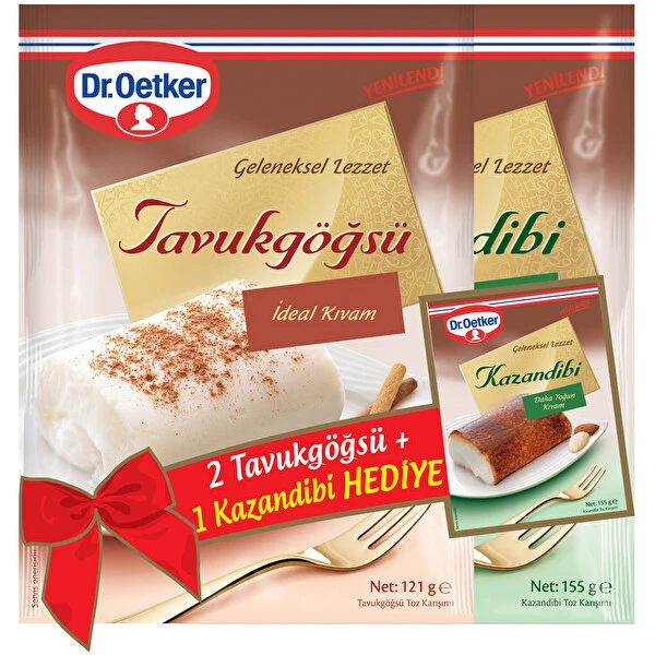 Dr oetker 2 tavukgogsu+1 kazandıbı hed.397 gr