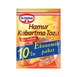 Dr oetker hamur kab.tozu 10'lu 100 gr - 1