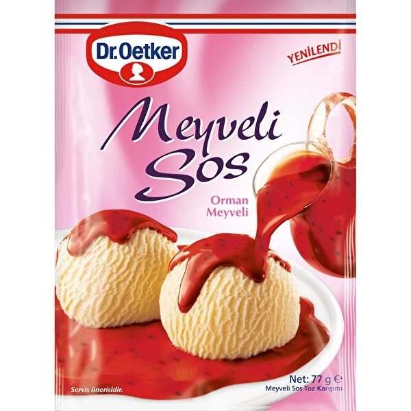 Dr oetker meyvelı sos 77 gr - 1