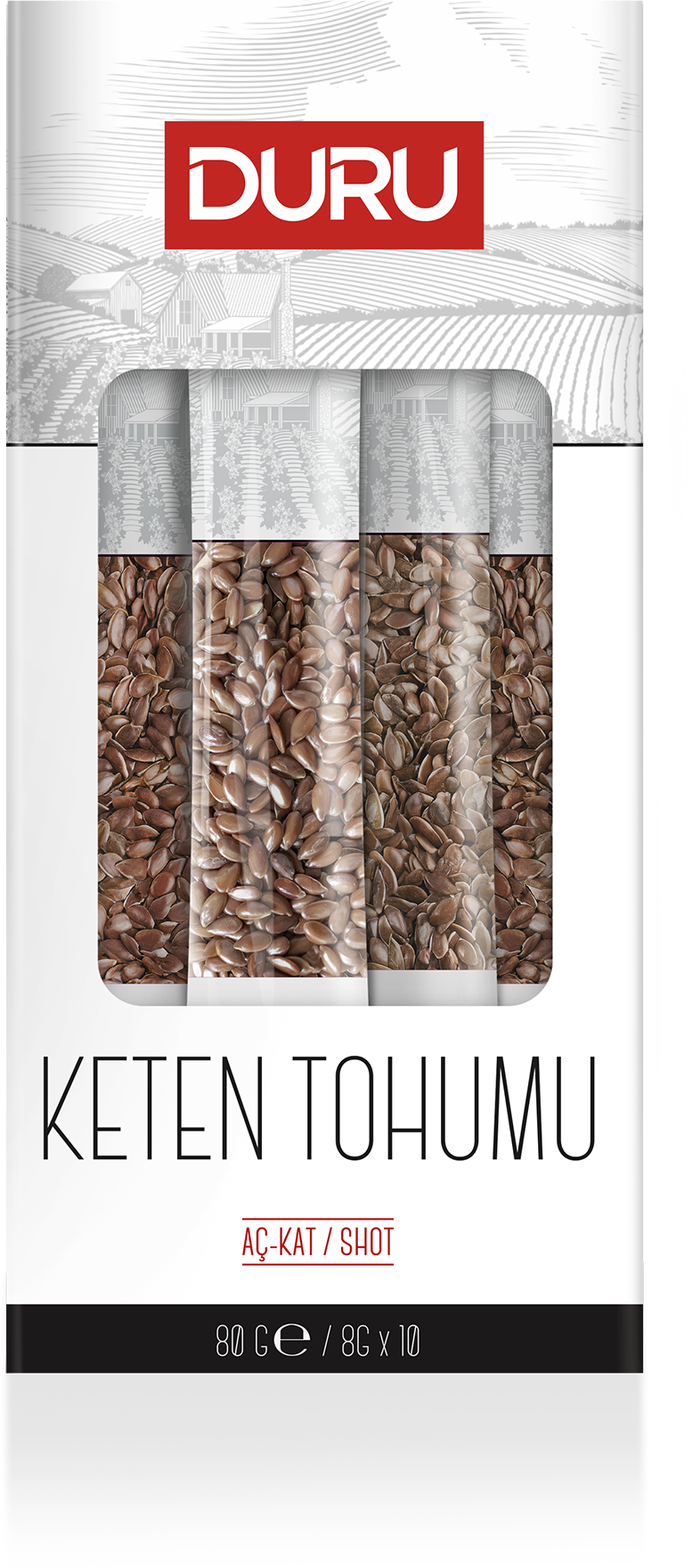 Duru lıval keten tohumu 10'lu 80 gr