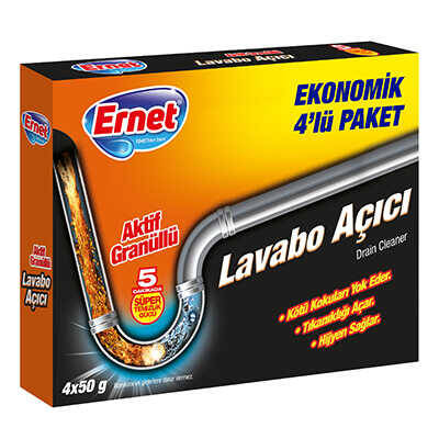 Ernet lavabo acıcı toz 4*50 gr - 1
