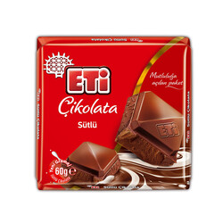 ETİ - Etı cıkolata sutlu kare 60gr