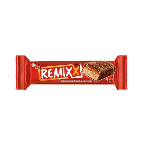 Etı remıxx nuga-karamel bar 20 gr