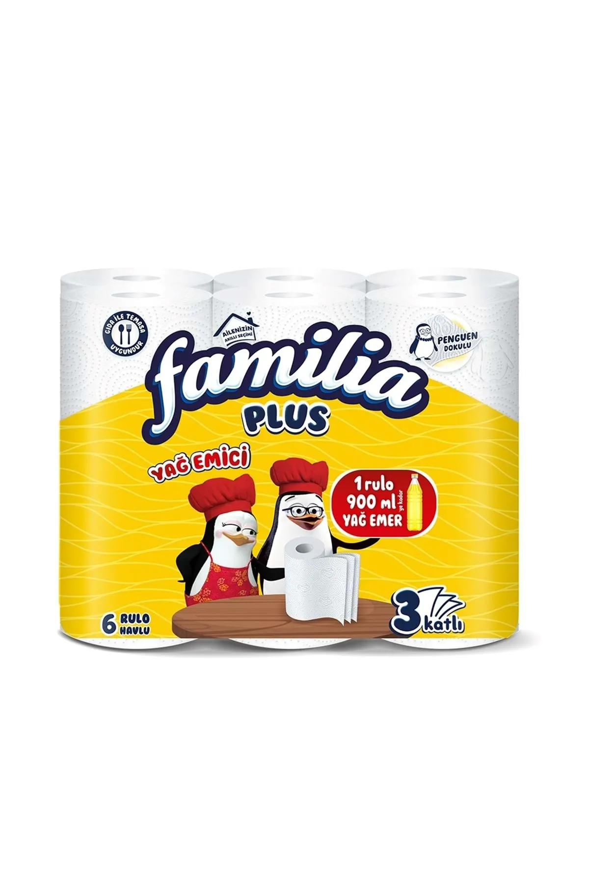 Famılıa havlu 6 lı yağ emici