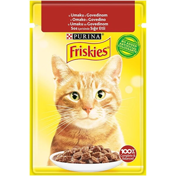 Frıskıes 85 gr kedı sıgır etlı