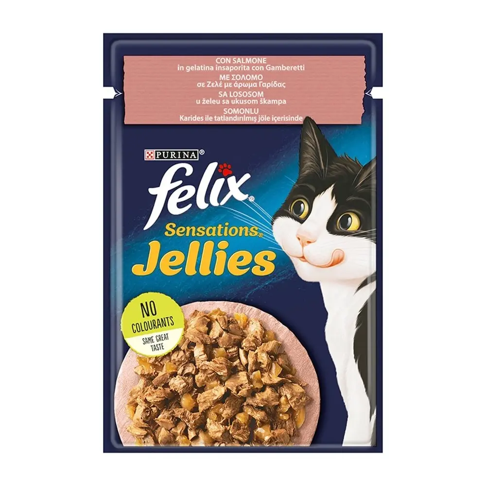 Felıx 85 gr kedı somon-karıdeslı