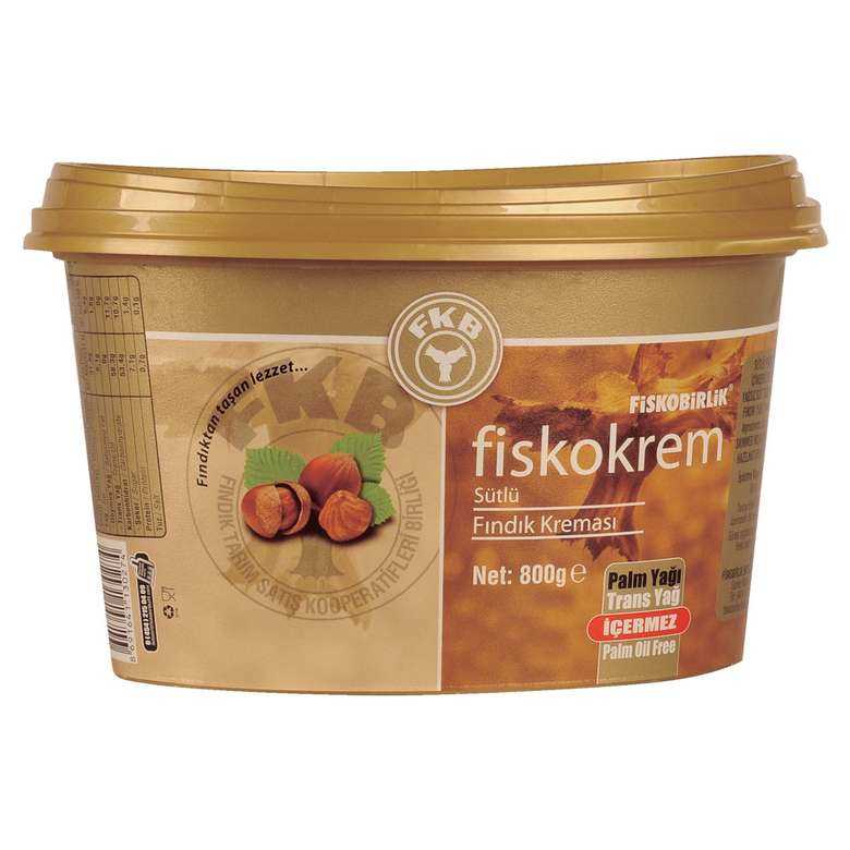 FISKOBIRLIK FISKOKREM 800 GR Çikolata, Ezme FISKOBIRLIK