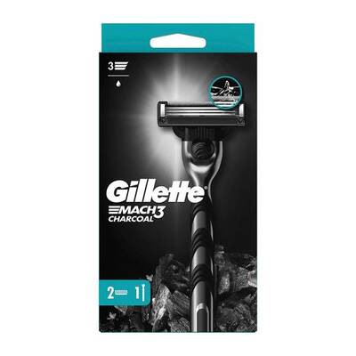 Gıllette mach3 charcoal razor 2up - 1