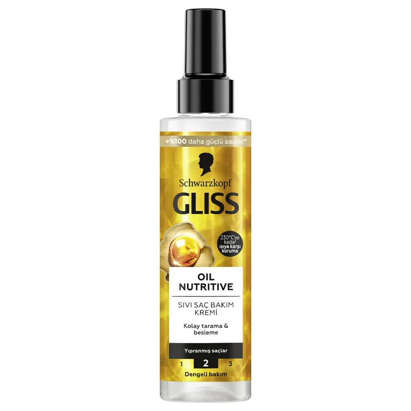 GLISS - Glıss saç bakım sprey 200 ml oıl nutrıtıve