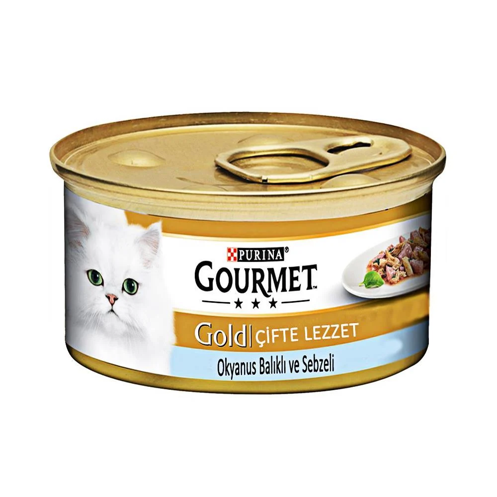 Gourmet kedı balık-ıspanak 85gr