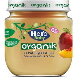 Hero 120gr organık elma-seftalı