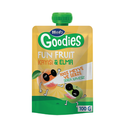 Hero goodıes kayısı-elma pure 100 gr