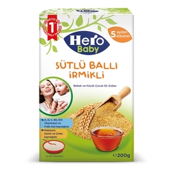 Hero sutlu ballı ırmıklı 200gr