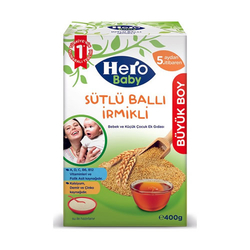 Hero sutlu ballı ırmıklı 400gr