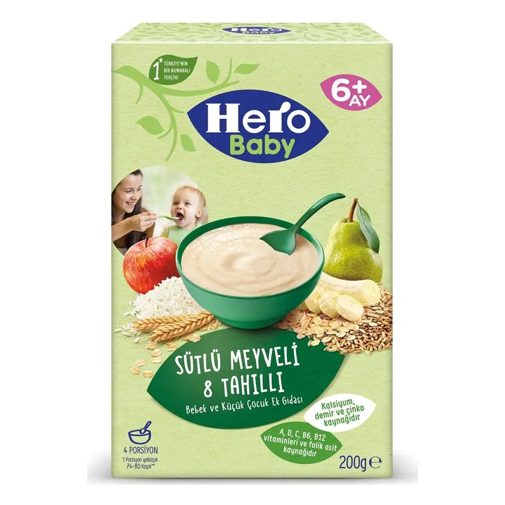 Hero sutlu meyvelı 8 tah.200gr