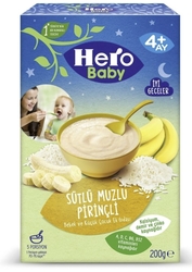 Hero sutlu muzlu pırınclı 200gr