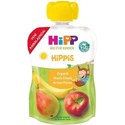 Hıpp org.pure muz elma armut 100gr