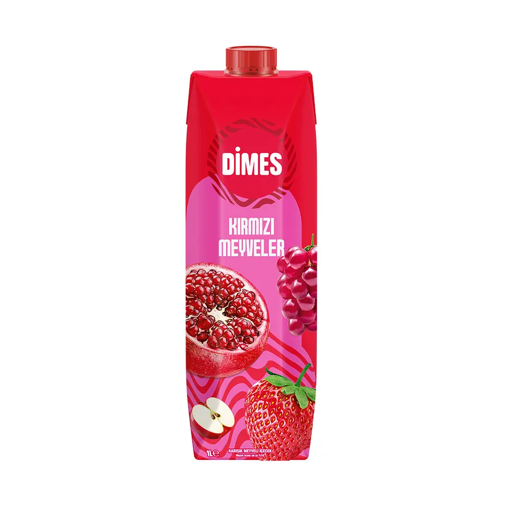 Dımes kırmızı karısık meyvelı ıcecek 1lt - 1