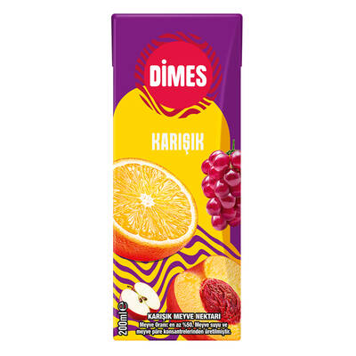 Dımes karısık meyve nektarı 200ml - 1