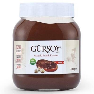 Gursoy kakaolu fındık kreması 700gr - 1