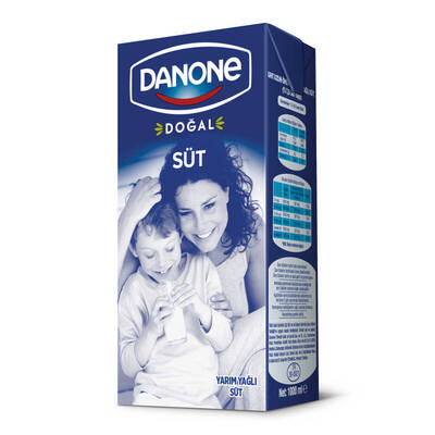 Danone sut y.yaglı 1 lt - 1