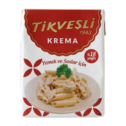 Tıkveslı krema 200 ml % 18 yaglı
