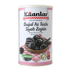Kaanlar az tuz. sıyah zeytın 800gr tnk