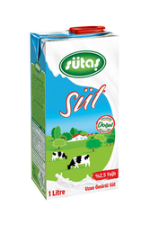 Sutas sut 1 lt %2,5 yaglı