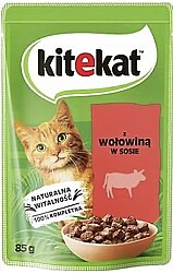 Kitekat kedi yetiskin sığır etli 85gr