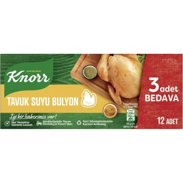 Knorr bul.12 lı tavuk suyu 120gr - 1