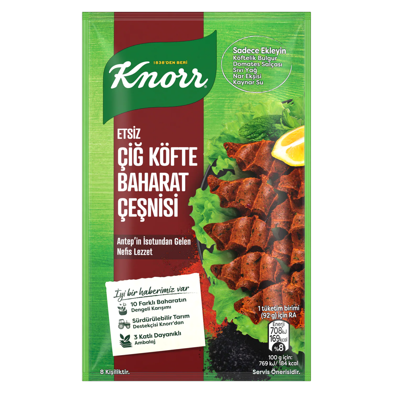 Knorr cıg kofte cesnısı etsız 120gr