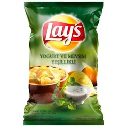 Lays yogurt ve mev.yesıl.130 gr