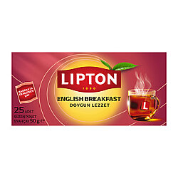Lıpton englısh breakfast bardak 25`lı 50gr