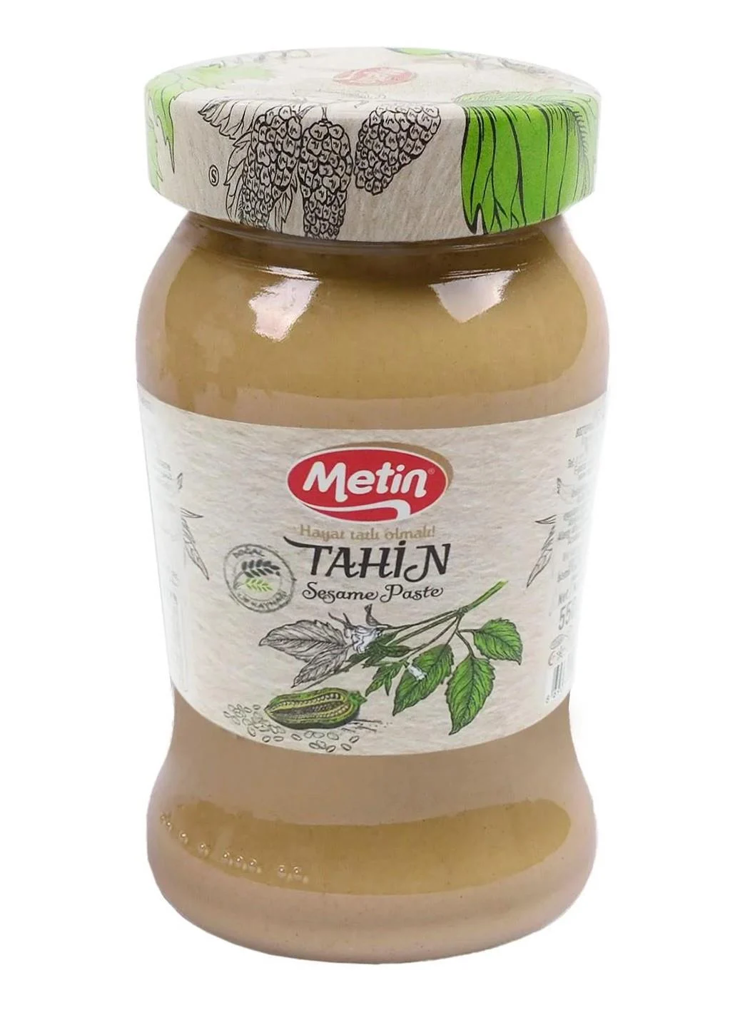 Metın tahın 550 gr cam - 1