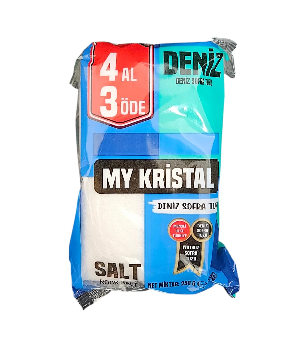 MY KRISTAL - My krıstal denız sofra tuzu 4x250 gr