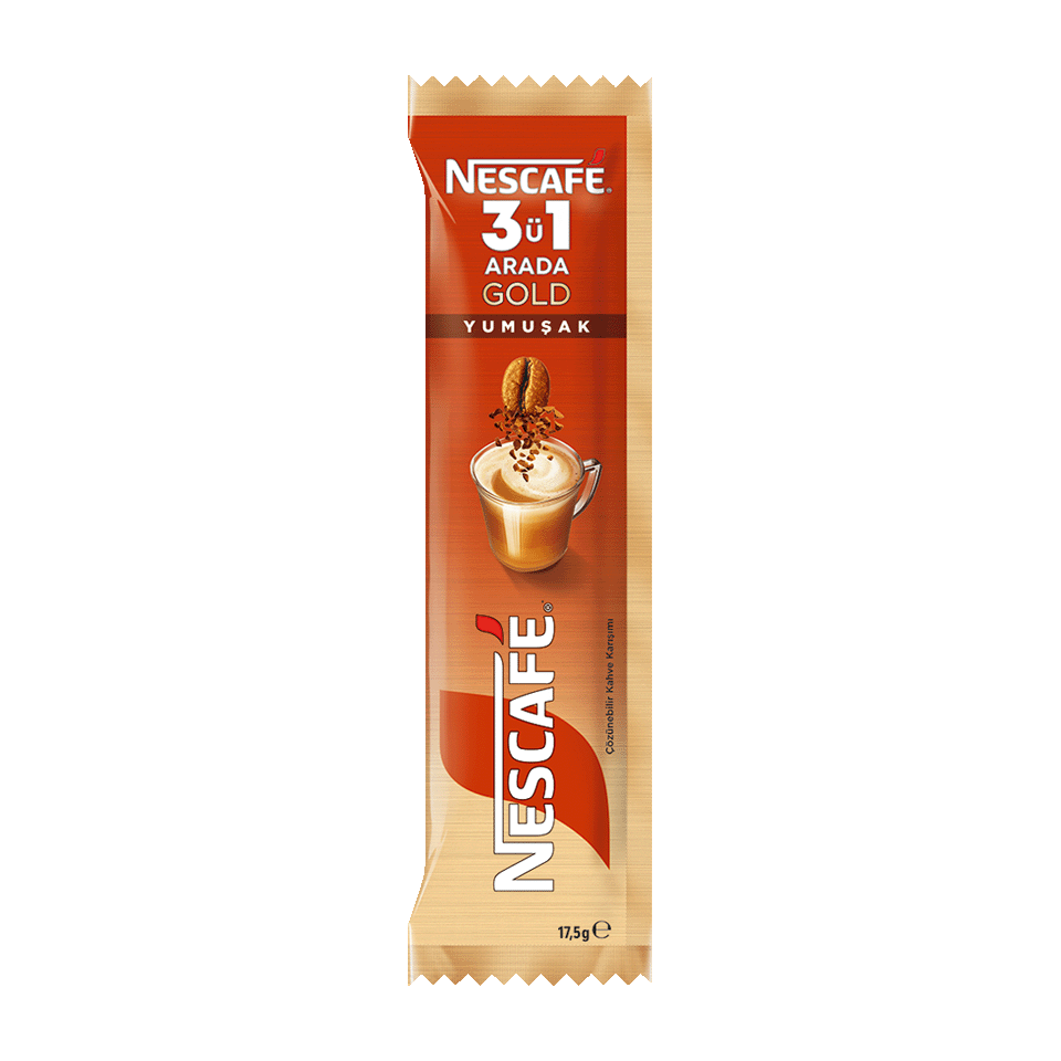Nescafe 3ın1 gold yumusak 17,5 gr - 1