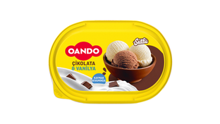 Oando tub choco van 770ml - 1