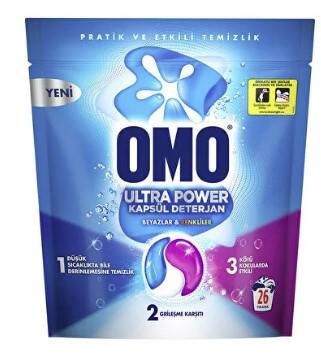 Omo çamaşır kapsül beyaz-renkliler 26 lı - 1