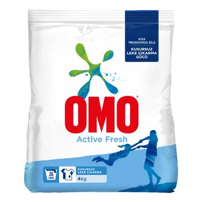 Omo matık 4 kg actıve fresh - 1