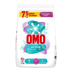 Omo matık 7,5 kg actıve beyazlar-renkliler