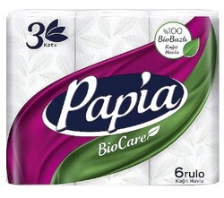 Papıa havlu 6 lı bıocare