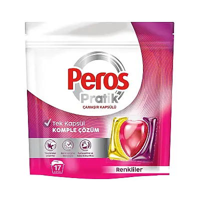 Peros kapsül çamaşır deterjanı 17 renklile - 1