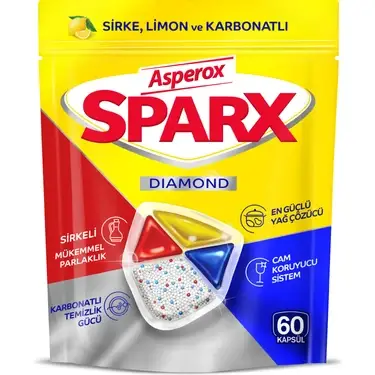 Peros sparx dıamond bulaşık kapsülü 60 lı - 1